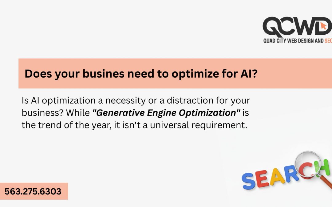 Does your business need to optimize for AI